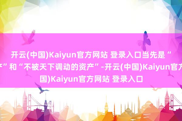 开云(中国)Kaiyun官方网站 登录入口当先是“调动天下的资产”和“不被天下调动的资产”-开云(中国)Kaiyun官方网站 登录入口